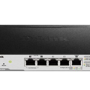 D-Link DGS-1100-05PDV2: 5Port PoE Switch ... PoE Kapazität, Lüfterlos, PoE Powered