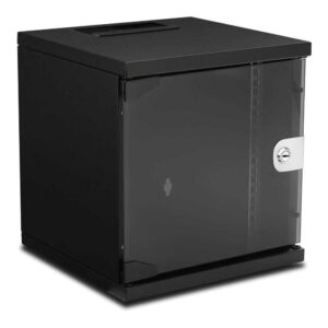 WIREWIN 10 Wandschrank, 6HE, schwarz 1-teilig, WCAB 10 312X300X6U BL