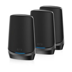 AUSVERKAUF - Netgear RBKE963 Orbi Quad-band Mesh schwarz WiFi 6E System 3-Set