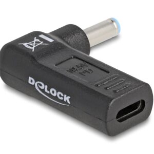 Delock USB-C zu HP 4.5x3.0mm Adapter Buchse zu Stecker 90°, gewinkelt
