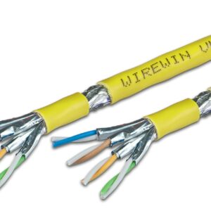 AUSVERKAUF - Wirewin Verlegekabel TWIN:S/FTP,500m,gelb Cat.7A, 2x4x2xAWG23, LSOH-3, 1000Mhz, CCA