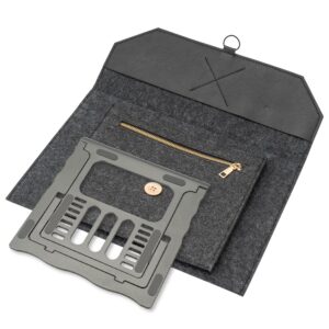 4SMARTS Ergo Workspace Bundle, Dunkelgrau Laptop/Tablet