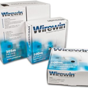 Wirewin Rangierkabel VKBOX KAT5E PATCH Cat 5e, F/UTP, 100 m, Grau