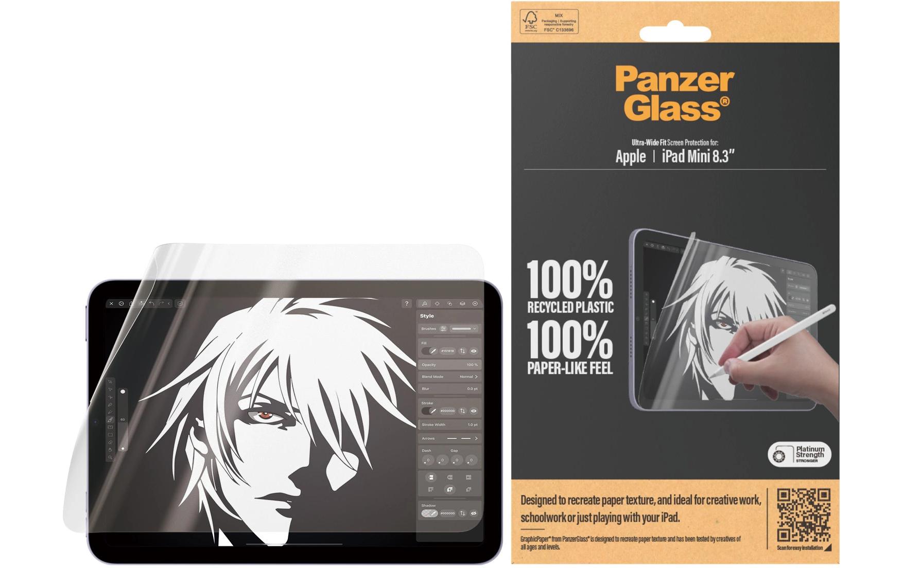 AUSVERKAUF - PANZERGLASS GraphicPaper, UWF iPad mini 6th Gen. 8.3