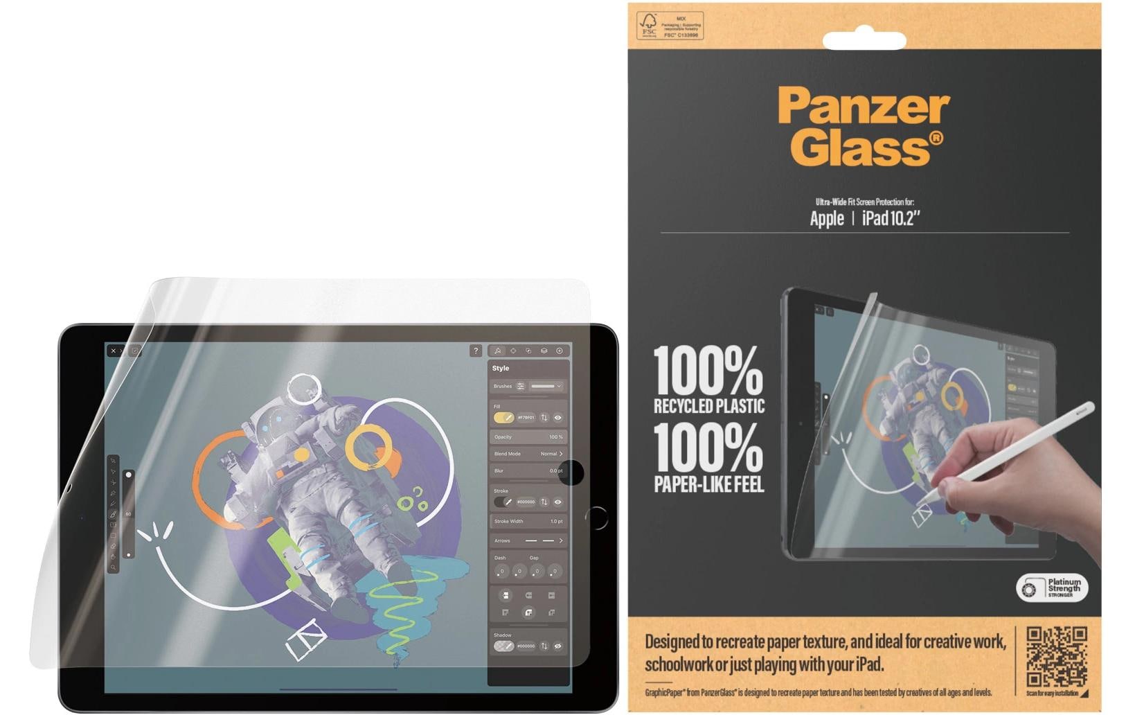 AUSVERKAUF - PANZERGLASS GraphicPaper, UWF iPad 7th - 9th Gen. 10.2