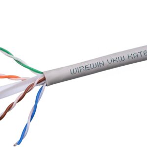 Wirewin Verlegekabel Cat.6 UTP, 305m weiss, hochflexibel 4.6mm