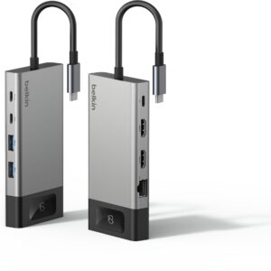 BELKIN Connect 8-in-1 UCB-C Hub Für 2 Bildschirme