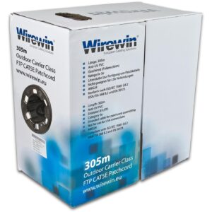 Wirewin Rangierkabel VKBOX OUTDOOR 305.0 Cat 5e, FTP, 305 m, Schwarz