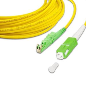 Lightwin, LWL-Patchkabel SM E2000/APC – SC/ Singlemode 9/125µm, E2000/APC-SC/APC, OS2