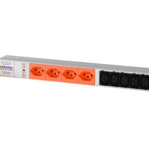 SICOTEC-USV Steckdosenleiste, 4xT13 + 6xC13 SICOTEC-USV Steckdosenleiste, 4xT13 + 6xC13