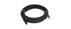 AXIS F7308 Anschlusskabel schwarz, 8m RJ12 zu micro USB, 4 Stück, schwarz