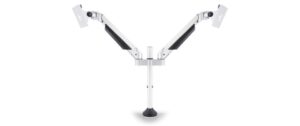 Multibrackets Monitorarm Dual weiss Min. 2 kg — Max. 10 kg Tragkraft