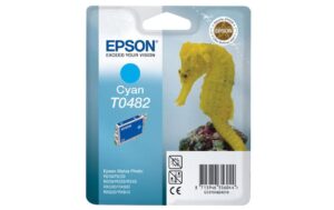 Tinte EpsonC13T04824010 cyan, 13ml zu Stylus Photo R200/R300/RX500, 430 Seiten
