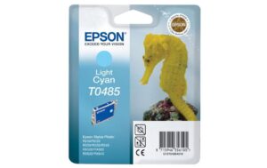 Tinte Epson C13T04854010 hell cyan, 13ml, zu Stylus Photo R200/R300/RX500, 430 Seiten