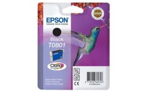 Tinte Epson C13T080140 schwarz, 7.4ml zu Stylus Photo R265/R360/RX560/P50