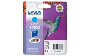 Tinte Epson C13T080240 cyan, 7.4ml zu Stylus Photo R265/R360/RX560/P50