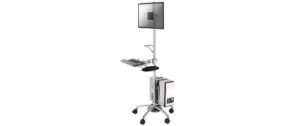 Neomounts FPMA-MOBILE1800 Floor Stand (monitor, keyboard/mouse & PC)